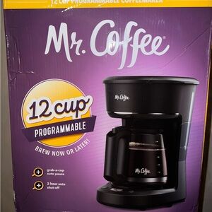 Mr. Coffee Black 12-Cup Programmable Coffee Maker